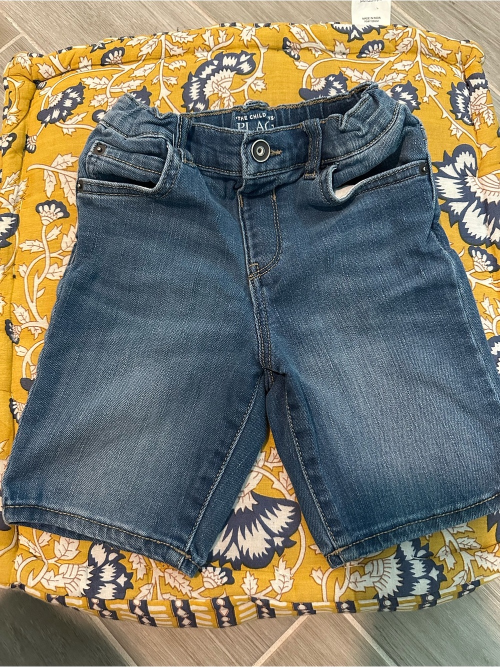 The Children's Place Blue Denim Stretch Kids Shorts
